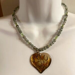 Beaded Heart Necklace